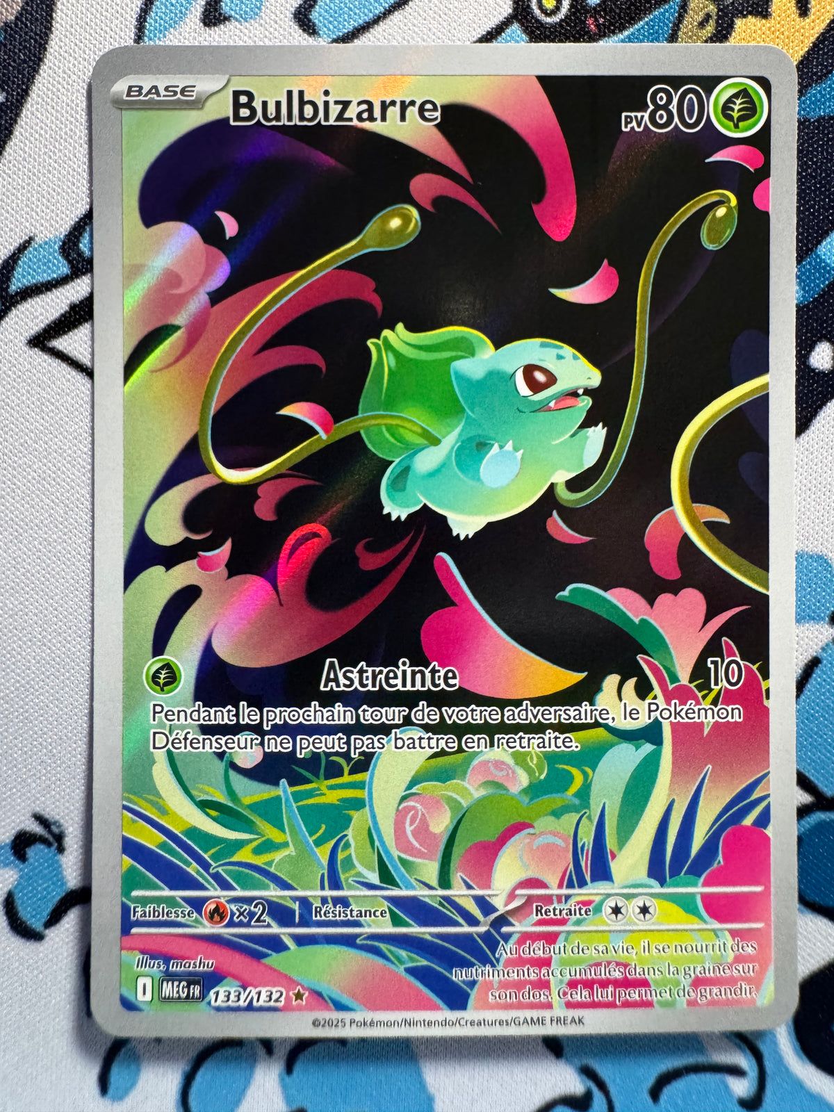 Carte Pokémon Bulbizarre 133/MEG – Méga-Évolution – Français
