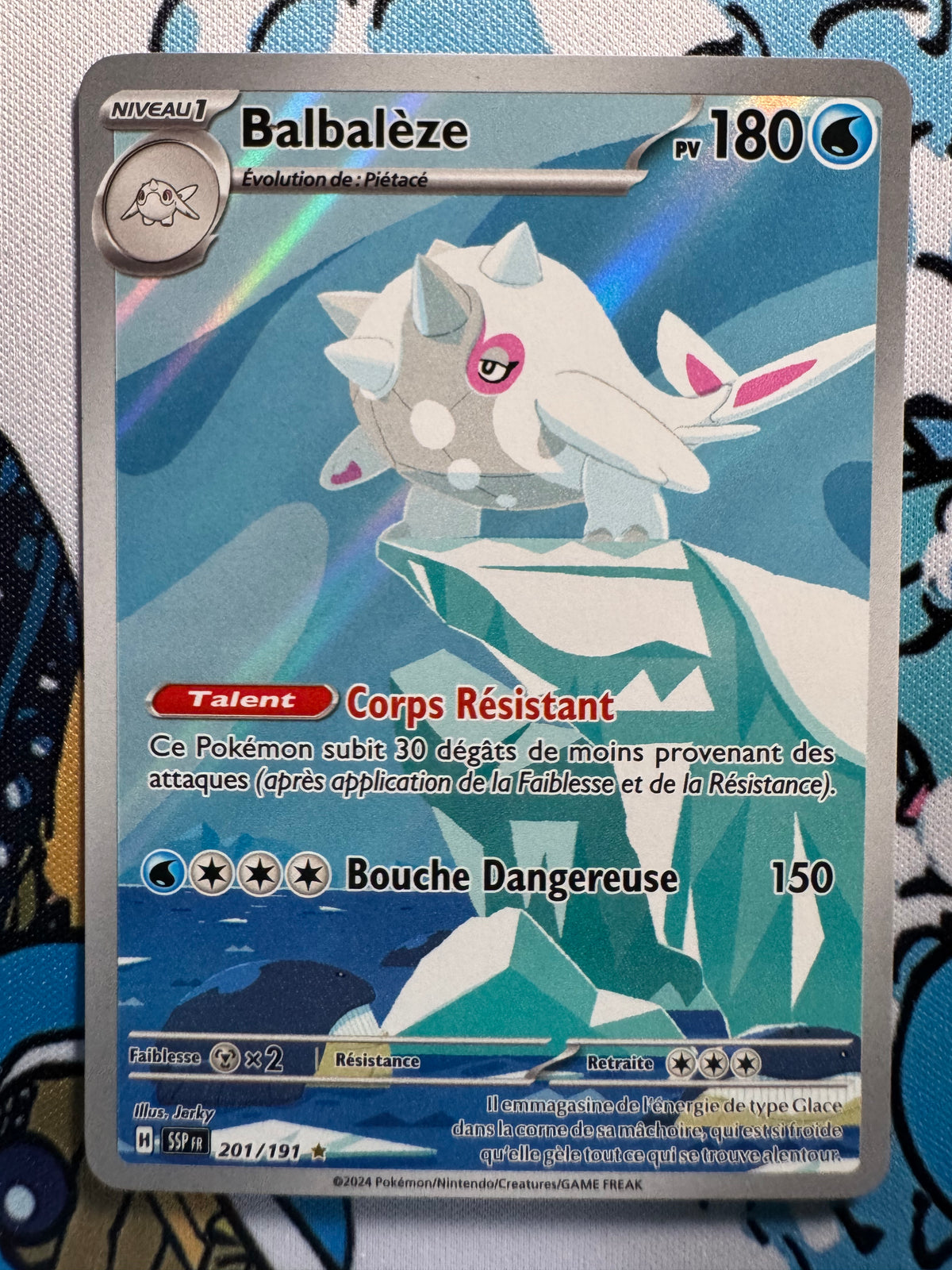 Carte Pokémon Balbalèze SSP-201 – Étincelles Déferlantes – Français