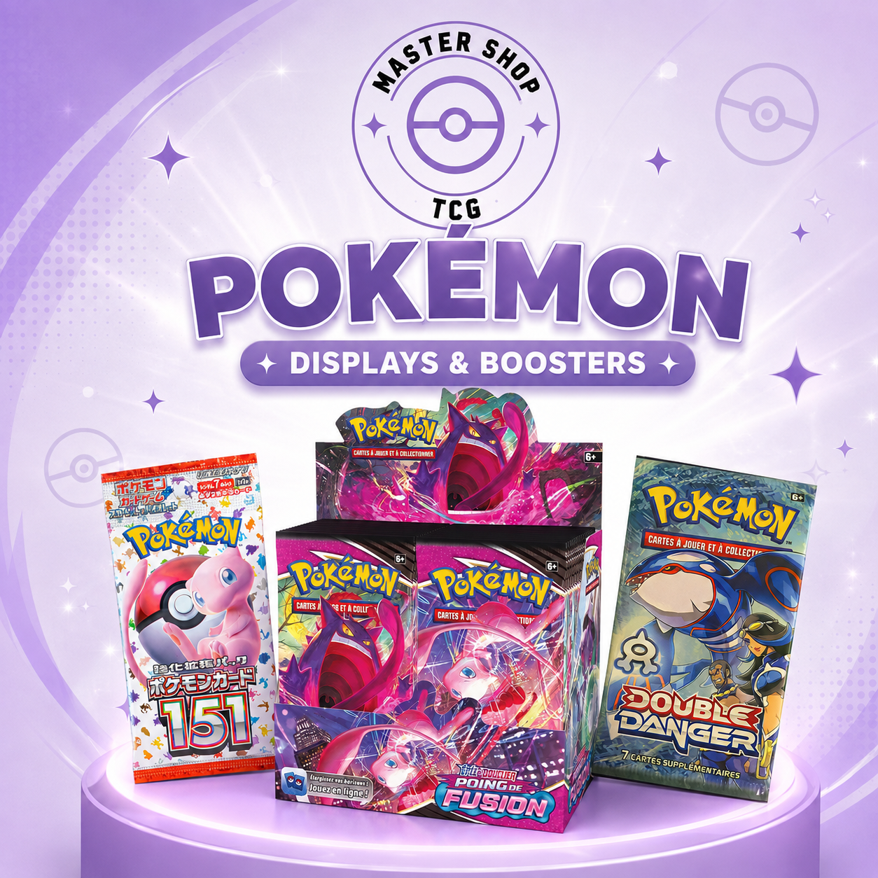 Displays et Boosters Pokémon