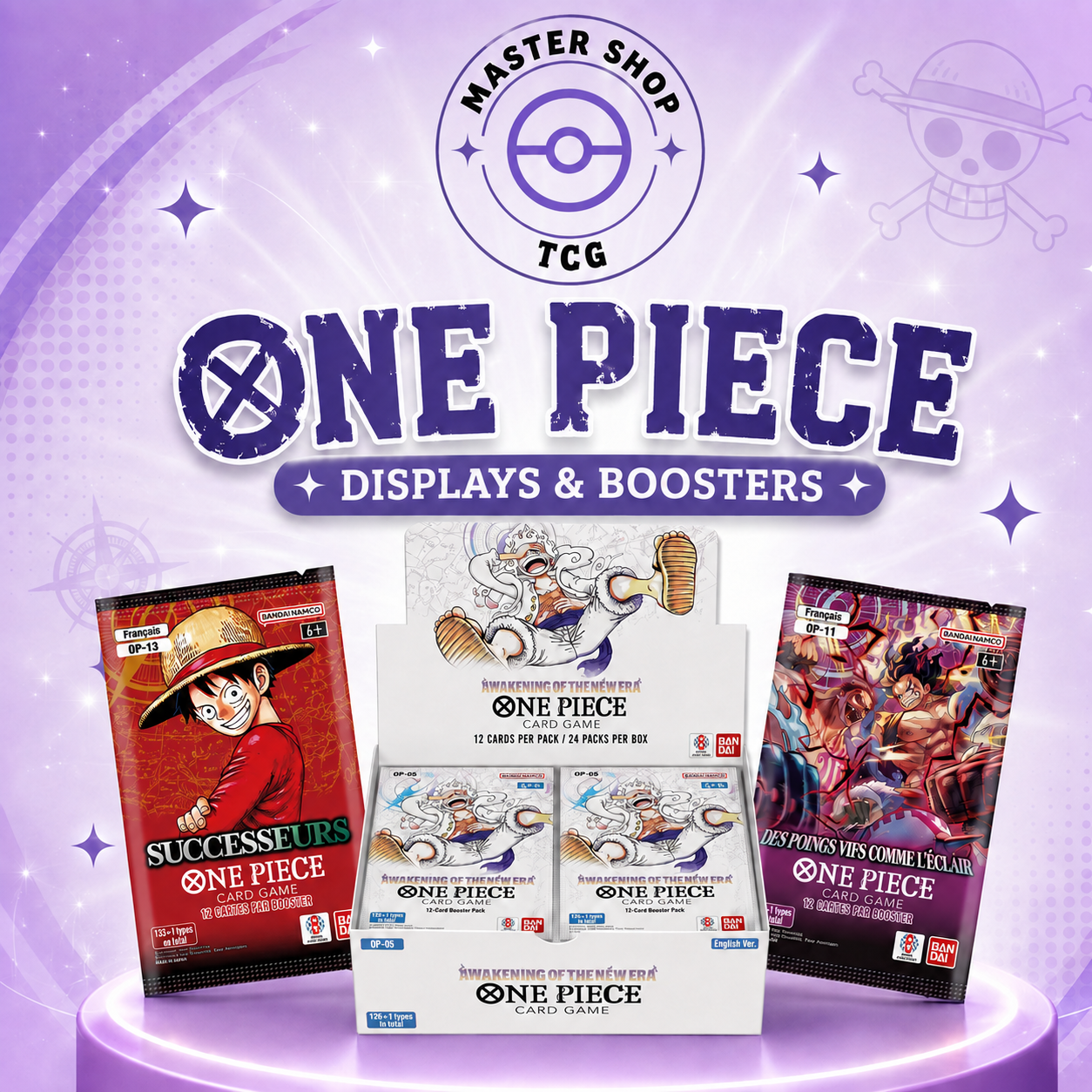 Displays et Boosters One Piece