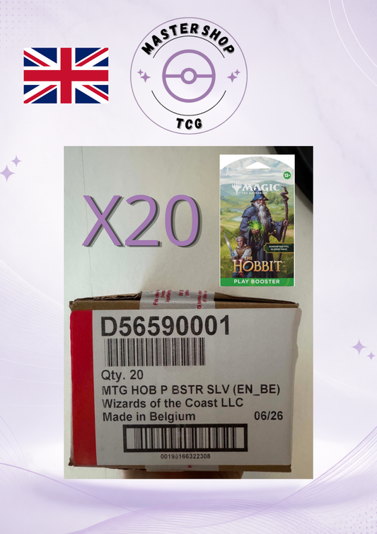 Magic: The Gathering – The Hobbit – Case scellée de 20 Play Boosters – Anglais