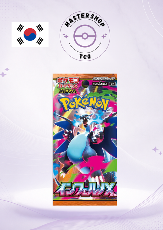 Booster Pokémon Mega Inferno X coréen