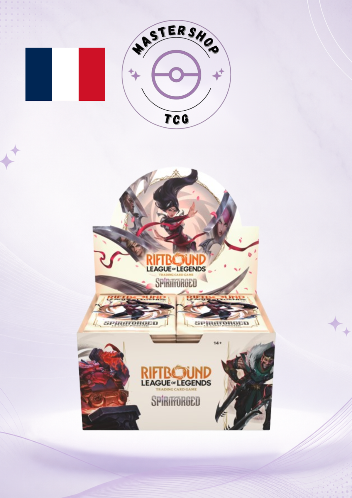 Display Riftbound League of Legends TCG Spiritforged en français – 24 boosters