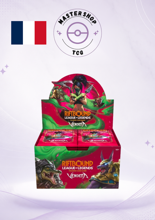 Display Riftbound League of Legends TCG Vendetta en français – 24 boosters