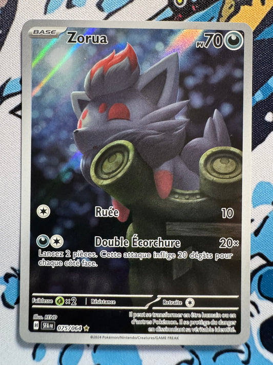 Carte Pokémon Zorua 075/SFA – Fable Nébuleuse – Français