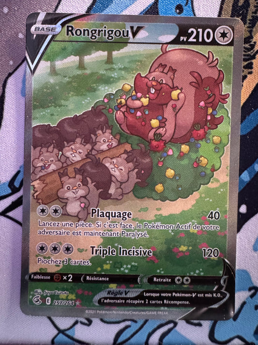 Carte Pokémon Rongrigou V 257/FST – Poing de Fusion – Français