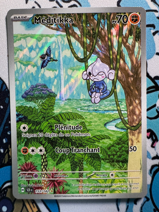 Carte Pokémon Méditikka SCR-153 – Couronne Stellaire – Français