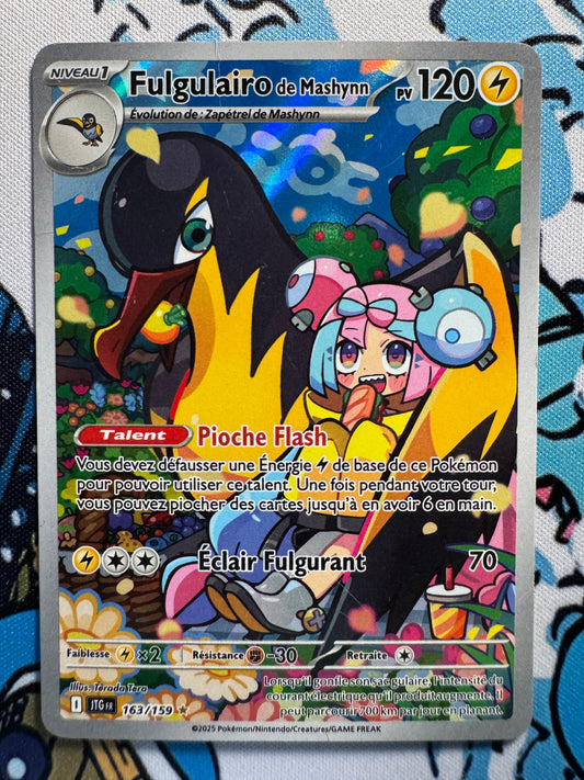 Carte Pokémon Fulgulairo de Mashynn JTG-163 – Aventures Ensemble – Français