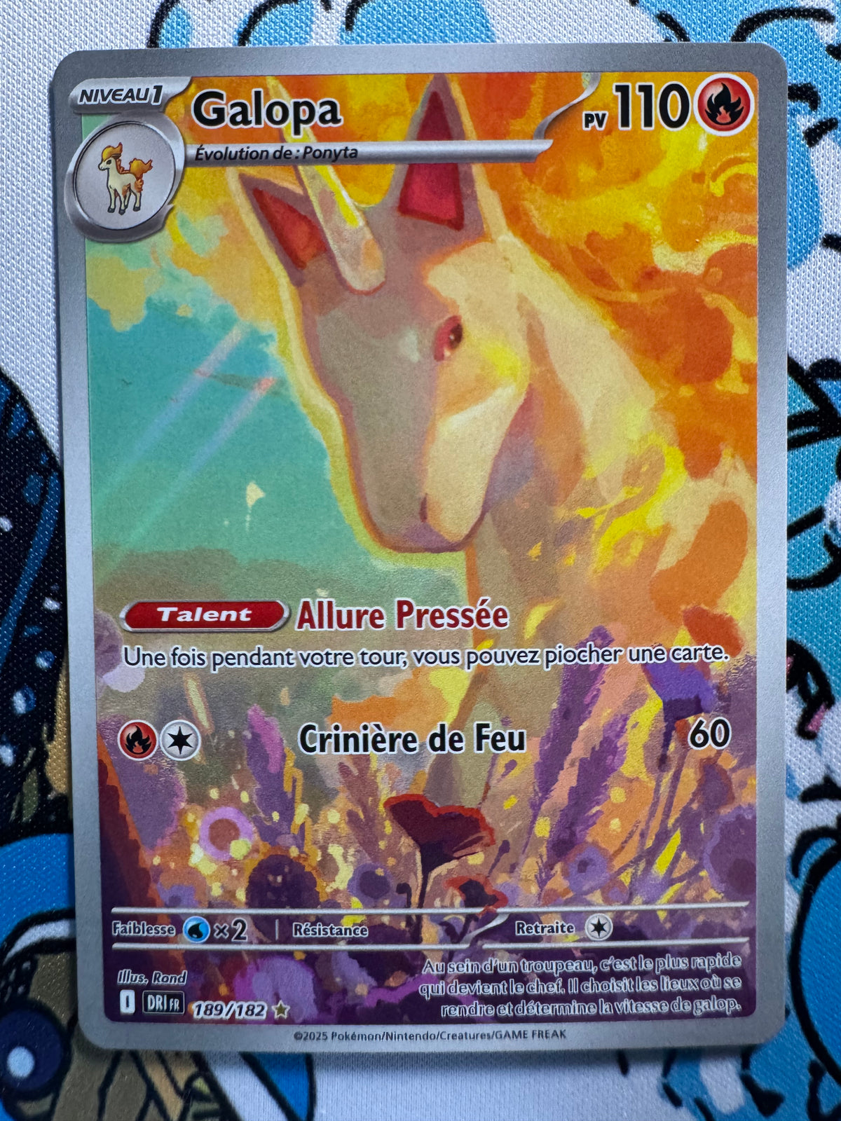 Carte Pokémon Galopa DRI-189 – Rivalités Destinées – Français