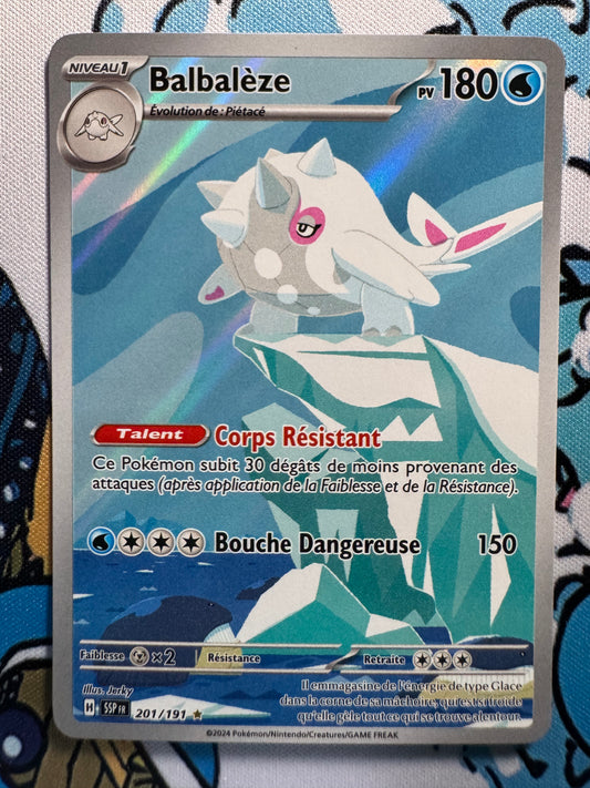 Carte Pokémon Balbalèze SSP-201 – Étincelles Déferlantes – Français