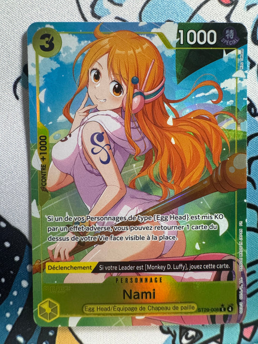 Carte One Piece Nami ST29-008 V.2 – Starter Deck: Egghead – Français