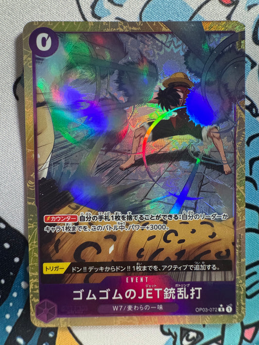 Carte One Piece Gum-Gum Jet Gatling OP03-072 V.2 – The Best Vol. 2 – Japonais