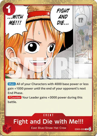 Carte One Piece EB-05 Fight and Die with Me!!! EB05-009