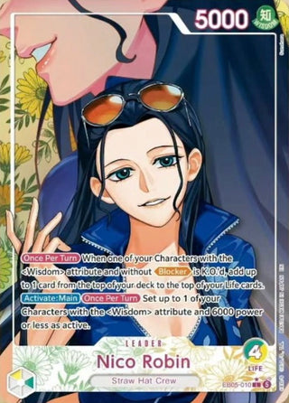 Carte One Piece EB-05 Nico Robin EB05-010 parallèle 2