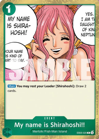 Carte One Piece EB-05 My name is Shirahoshi!! EB05-020