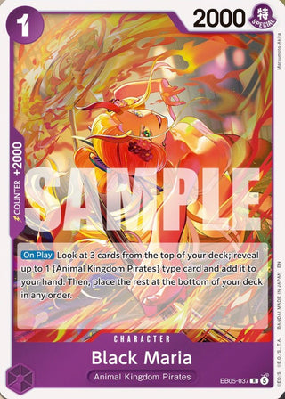 Carte One Piece EB-05 Black Maria EB05-037