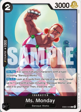 Carte One Piece EB-05 Miss Monday EB05-045