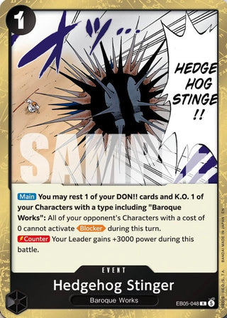 Carte One Piece EB-05 Hedgehog Stinger EB05-048