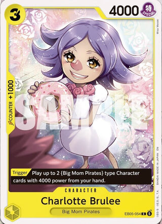 Carte One Piece EB-05 Charlotte Brûlée EB05-054