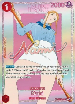 Carte One Piece EB-05 Nami OP01-016 parallèle 5