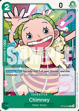Carte One Piece OP-18 Chimney OP18-028