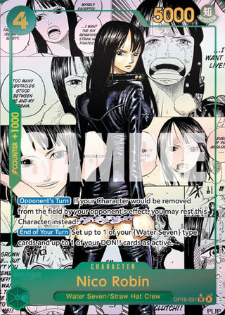 Carte One Piece OP-18 Nico Robin Manga OP18-031