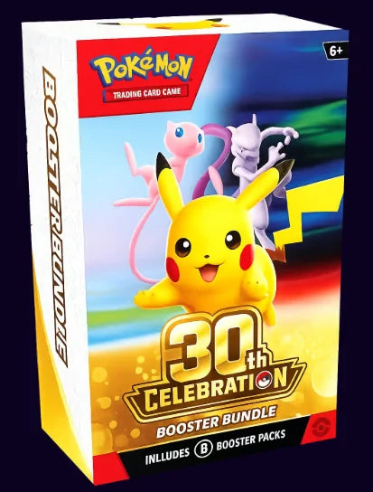 Bundle 6 boosters Pokémon 30e Anniversaire