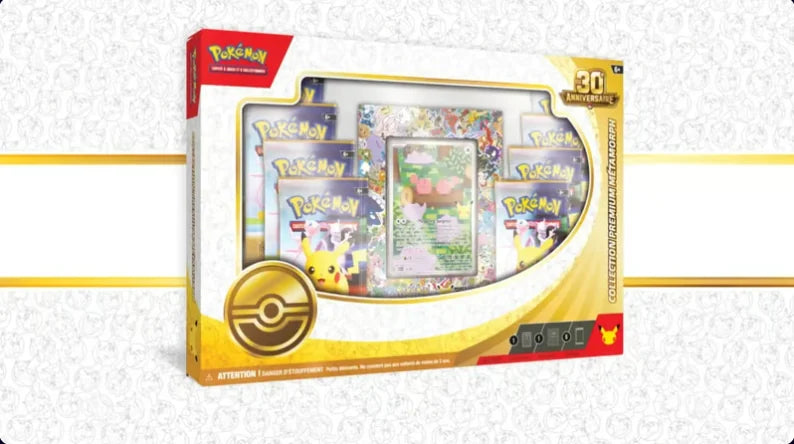 Collection Premium Métamorph Pokémon 30e Anniversaire